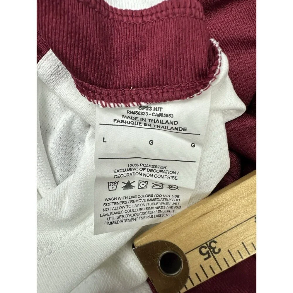 Nike Kids Reversible Basketball Jersey Maroon White DN5269-612 Size Large L NWT